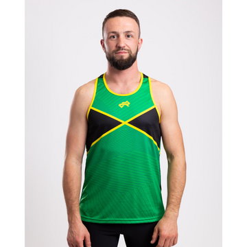 Koszulka do biegania męska Adrunaline Jamajka bez rękawów