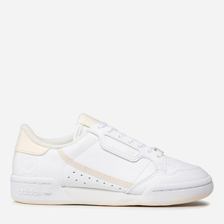 Tenisówki damskie z eko skóry do kostki Adidas Originals Continental 80 Vegan GZ0785 37.5 (4.5UK) 23 cm Biały/Ecru (4065419944389). Trampki damskie