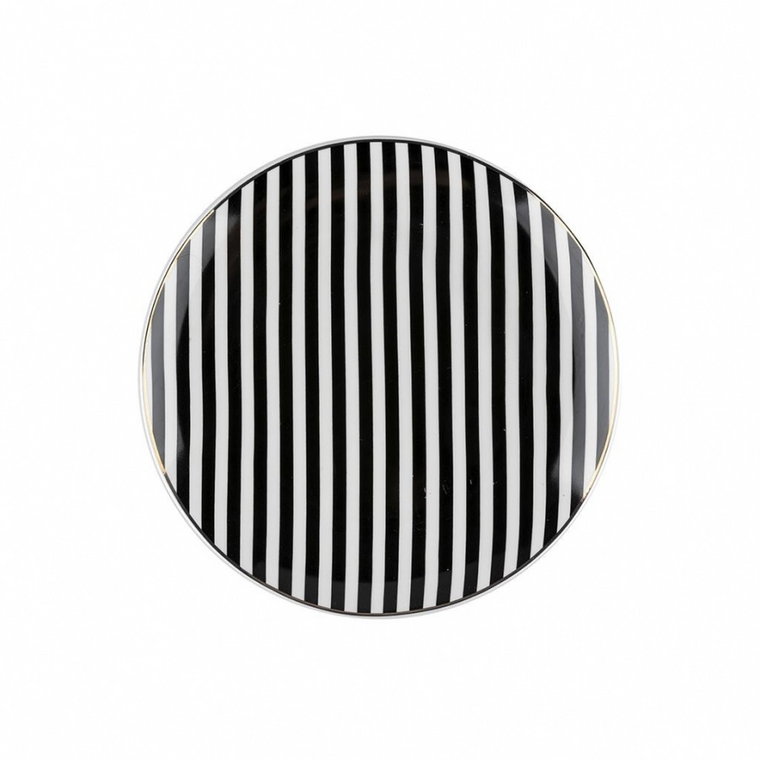 Talerz deserowy winter glam stripes 20cm kod: 2PL-TAL-20/T3244_S