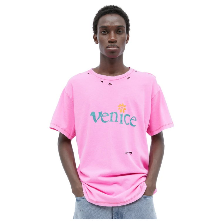 Zniszczony T-shirt Venice ERL