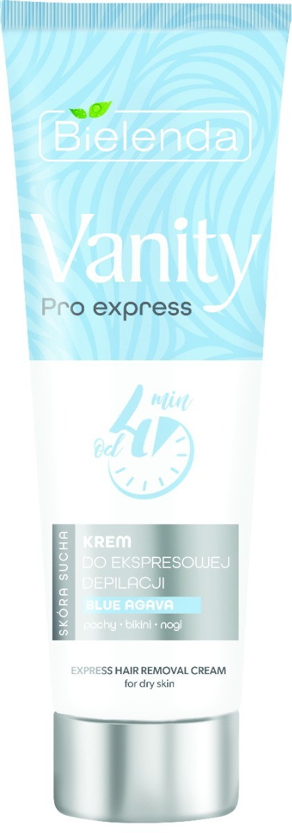 Bielenda Vanity Pro Express Krem do ekspresowej depilacji skóra sucha Blue Agava 75 ml