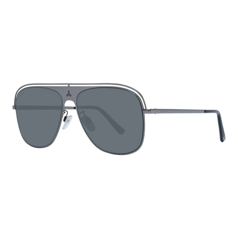 Gunmetal Aviator Okulary przeciwsłoneczne dla Mężczyzn Bally