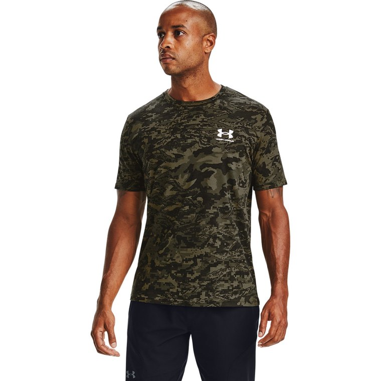 Męski t-shirt z nadrukiem UNDER ARMOUR UA ABC CAMO SS - moro