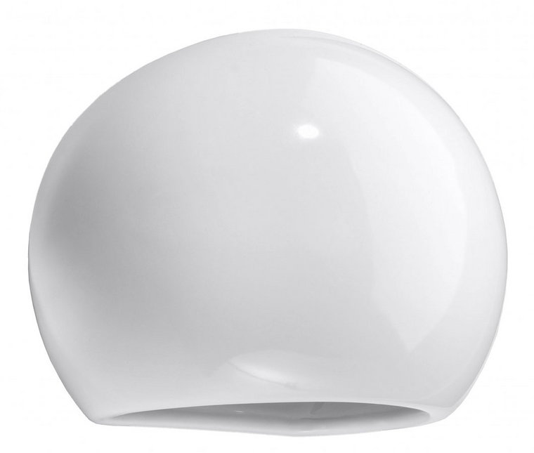 Ceramiczny okrągły kinkiet biały połysk - S486-Wets