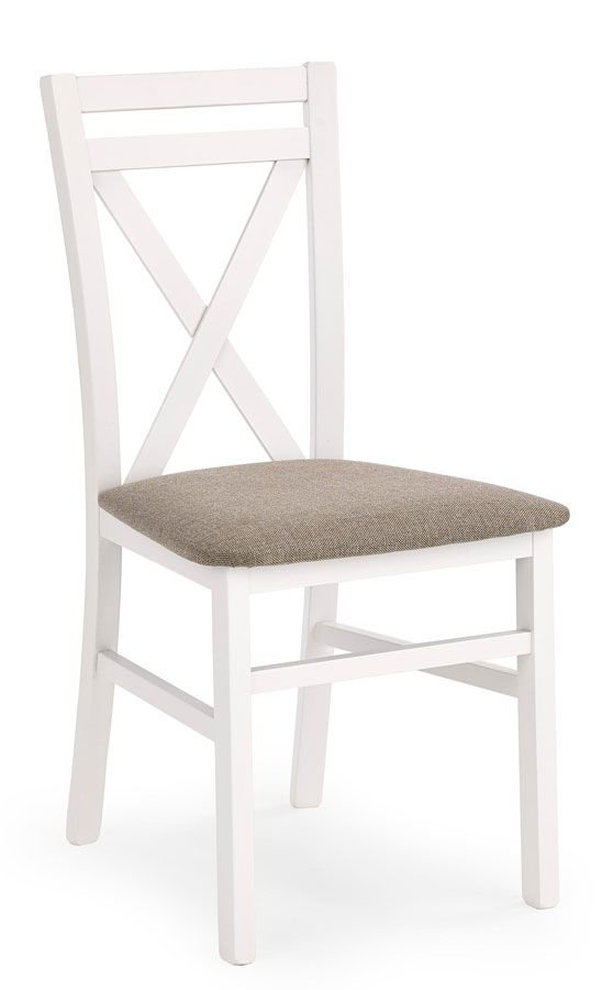 Krzesło skandynawskie krzyżak Vegas - Biały