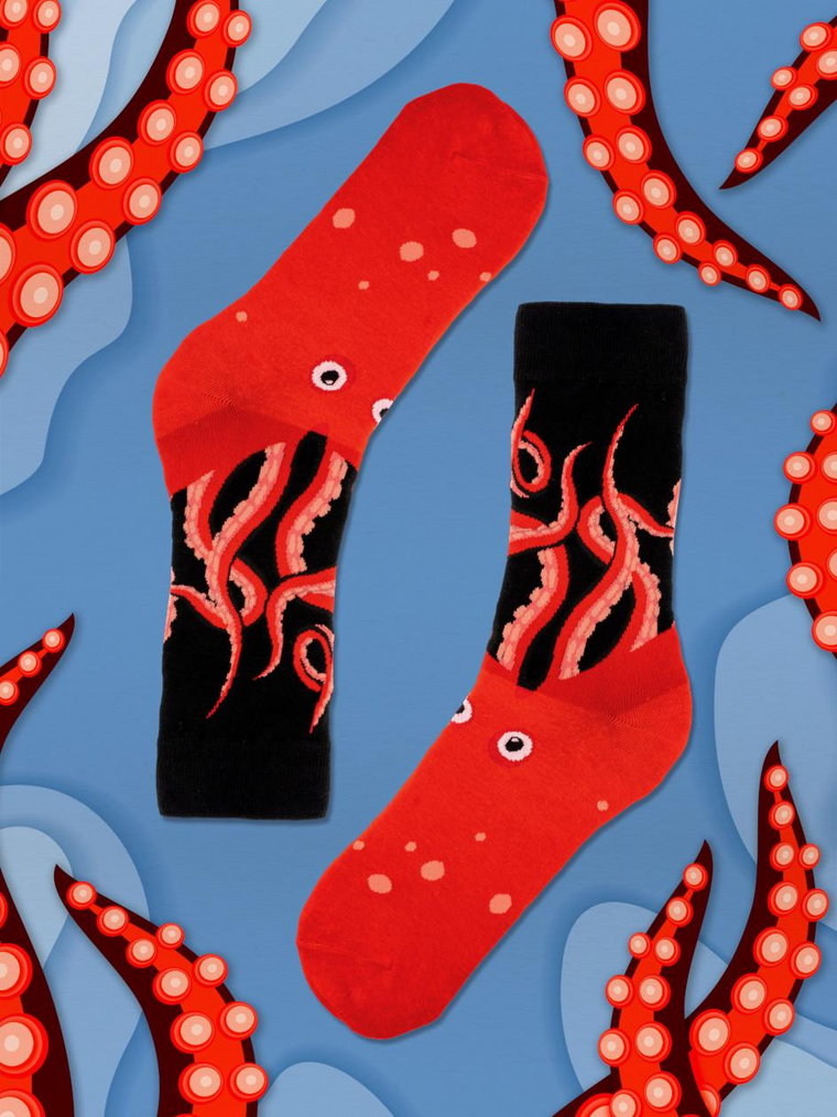 Długie Skarpetki Urban Socks Octopus Czarne