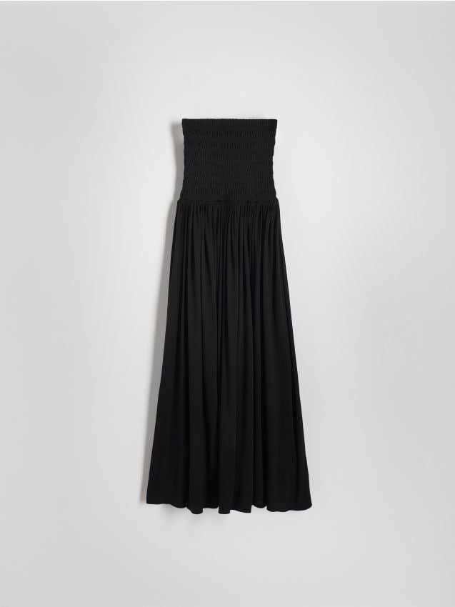 Reserved - Sukienka z wiskozą - czarny
