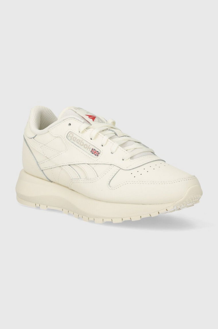 Reebok Classic sneakersy skórzane CLASSIC LEATHER kolor beżowy 100074459