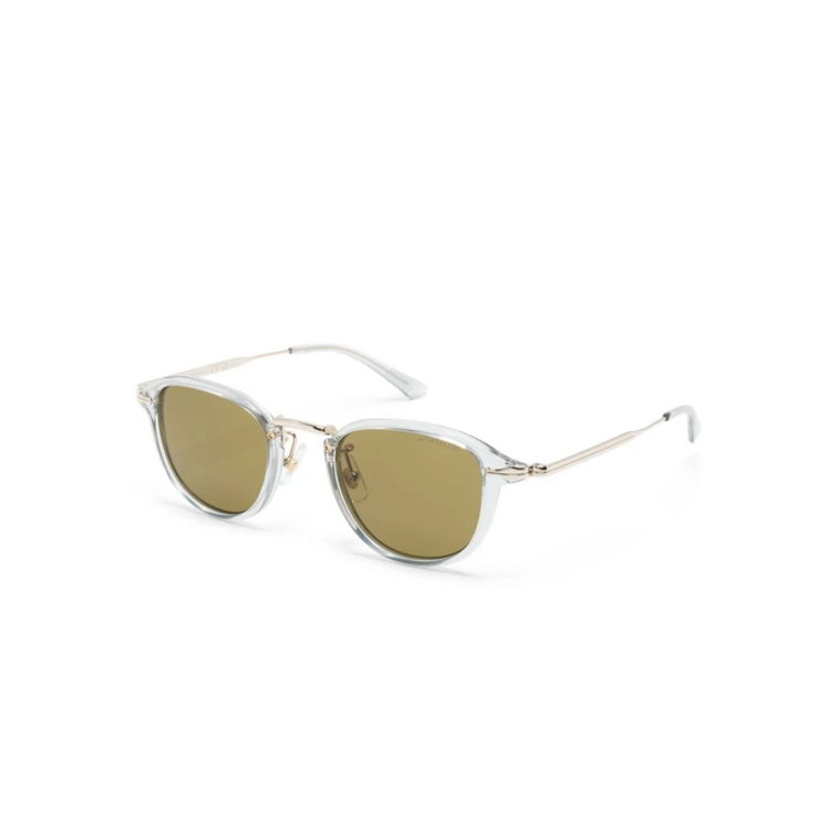 Szare Okulary przeciwsłoneczne z oryginalnym etui Montblanc