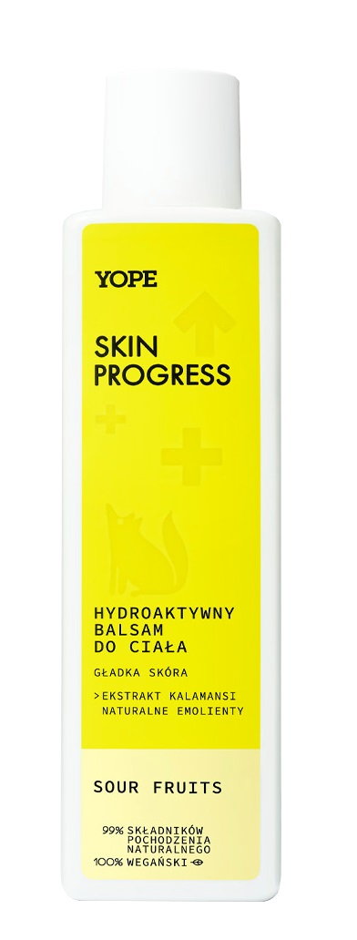 Yope Skin Progress Hydroaktywny Balsam do ciała Gładka skóra - Sour Fruits 200 ml