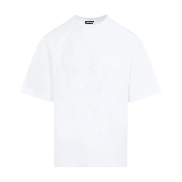 Biała Typo T-shirt Jacquemus