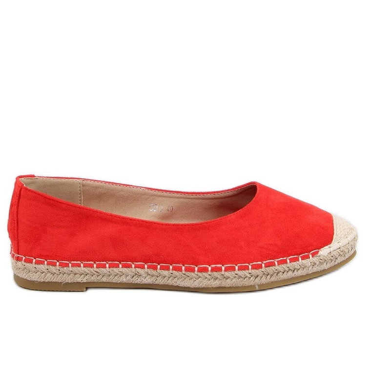 Espadryle damskie Treisa Red czerwone