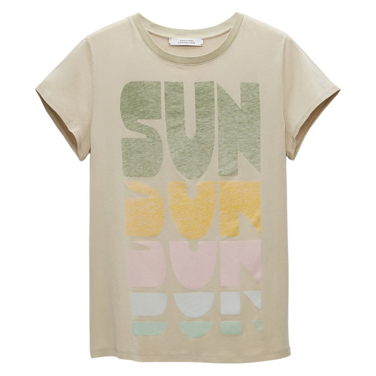 Disco Print O-Neck T-Shirt Dorothee Schumacher