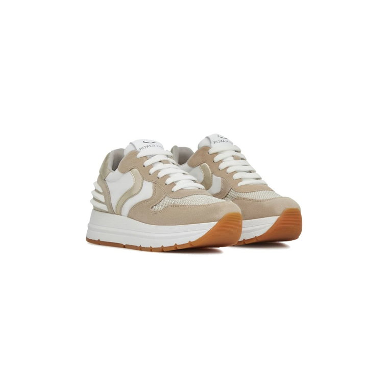 Eleganckie Power Sneakers Voile Blanche