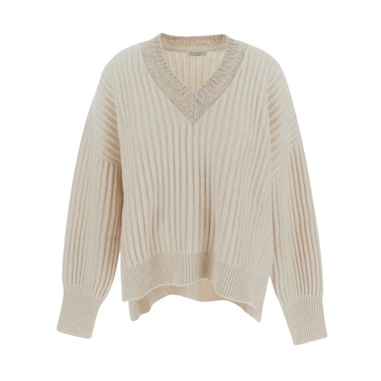 V-neck Knitwear Brunello Cucinelli