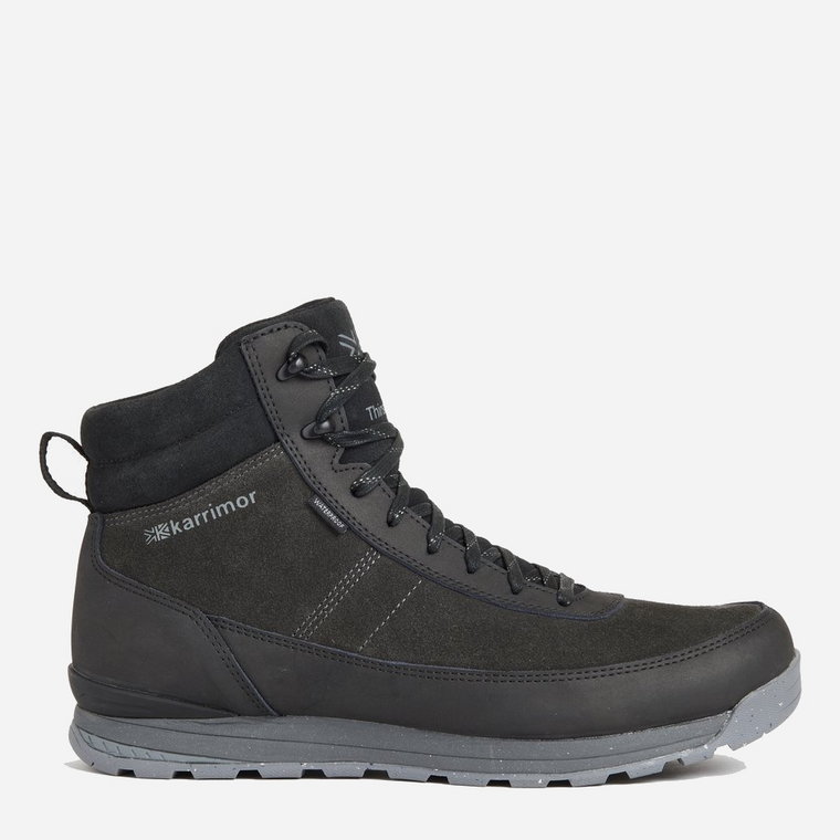 Buty trekkingowe męskie wysokie Karrimor Retro Mid 2 Weathertite K2362-BLK 41 (7UK) 25.5 cm Czarne (5017272013480). Buty męskie za kostkę