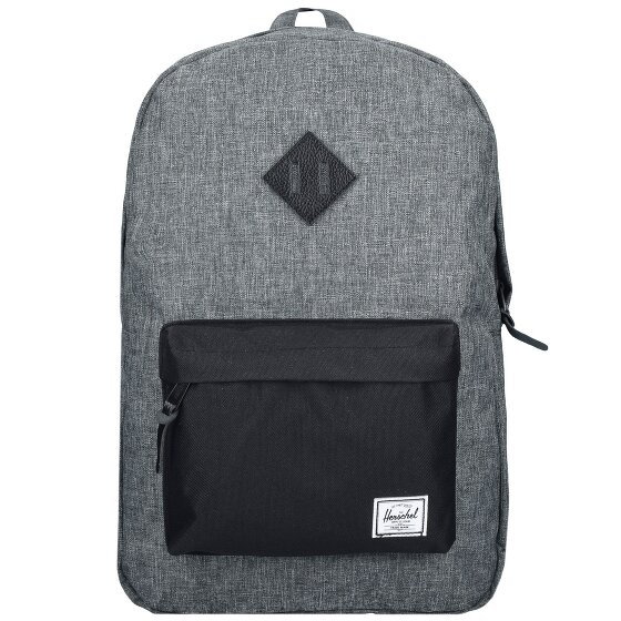 Herschel Heritage Backpack 47 cm komora na laptopa raven crosshatch black black leather