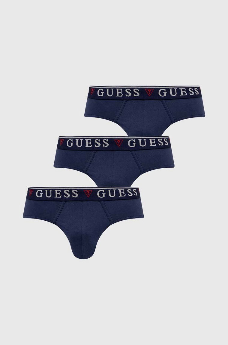 Guess slipy 3-pack BRIAN męskie kolor granatowy U97G00 KCD31