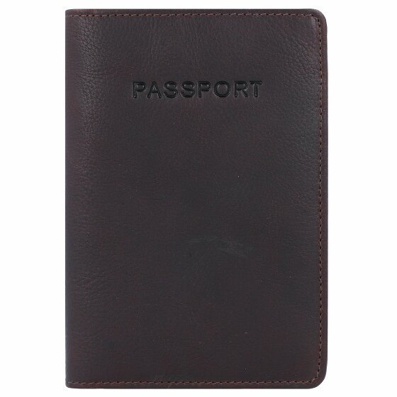 Burkely Skórzane etui na paszport RFID Antique Avery 10 cm brown