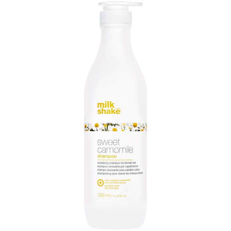 Milk Shake, Rumiankowy szampon do włosów blond z ekstraktem z aloesu, 1000ml