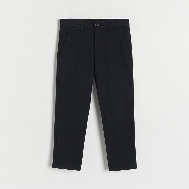 Reserved - Spodnie chino regular fit - czarny