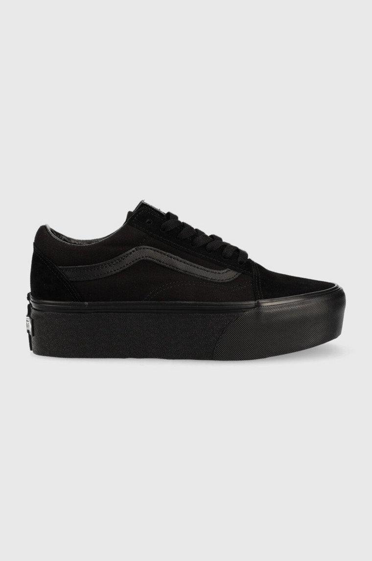 Vans tenisówki Old Skool Stackform damskie kolor czarny VN0A7Q5MBKA1-BLACK