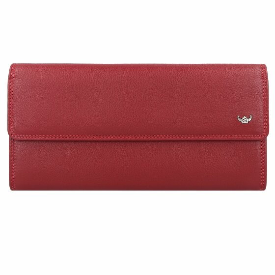 Golden Head Polo Wallet RFID Leather 19,5 cm rot