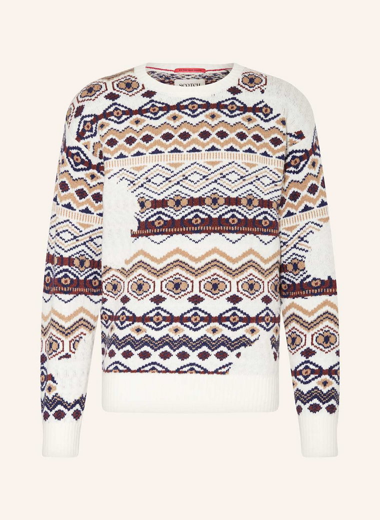 Scotch & Soda Sweter weiss