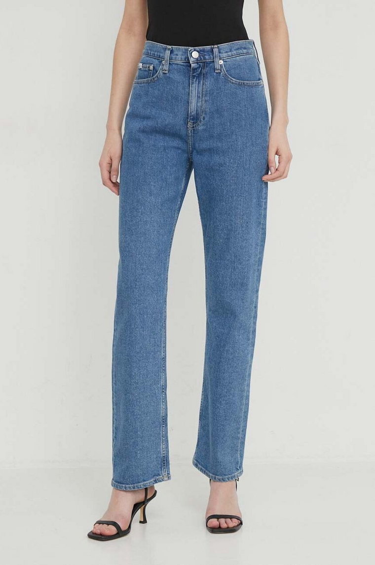 Calvin Klein Jeans jeansy damskie high waist