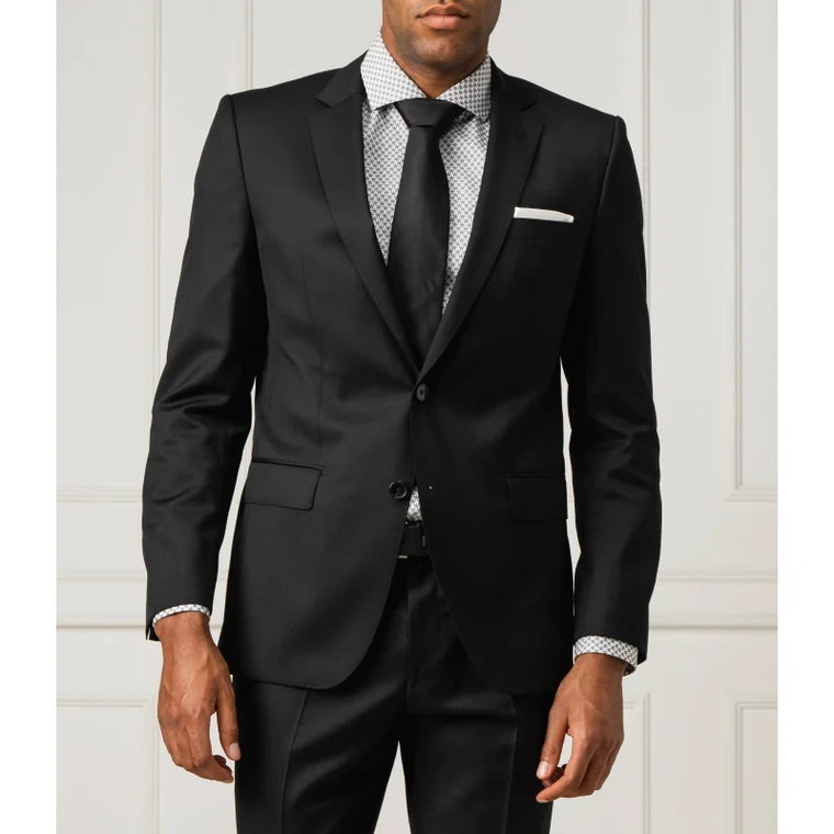 BOSS BLACK Wełniana marynarka Huge 6 | Slim Fit