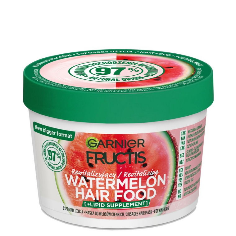 Fructis Hair Food Maska do włosów Watermelon 400 ml