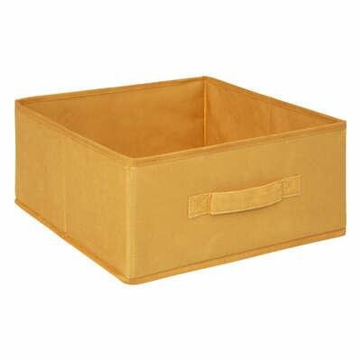 Pudełko do regału 31x15cm Velvet żółte