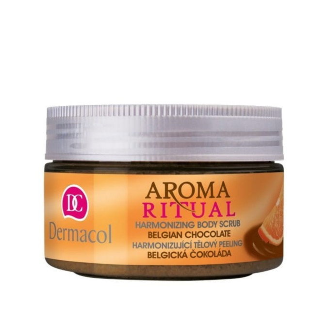 Dermacol Aroma Ritual Harmonizing Body Scrub peeling do ciała Belgian Chocolate 200g