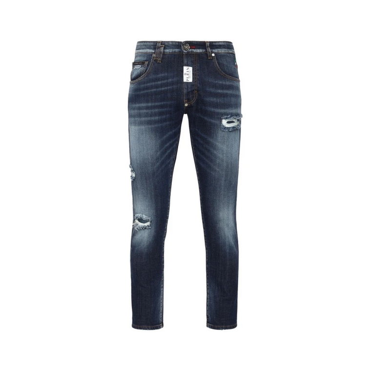 Stylowe Slim-Fit Jeansy Ulepsz Kolekcję Philipp Plein