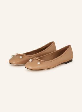 Jimmy Choo Baleriny Elme Flat braun