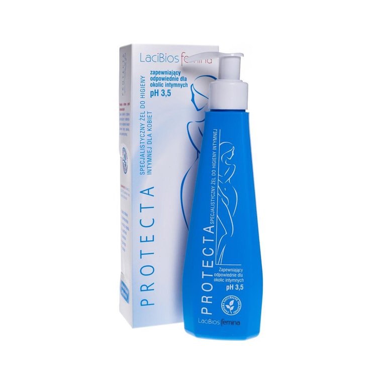 LaciBios Femina, Protecta, żel do higieny intymnej, pH 3,5, 150 ml