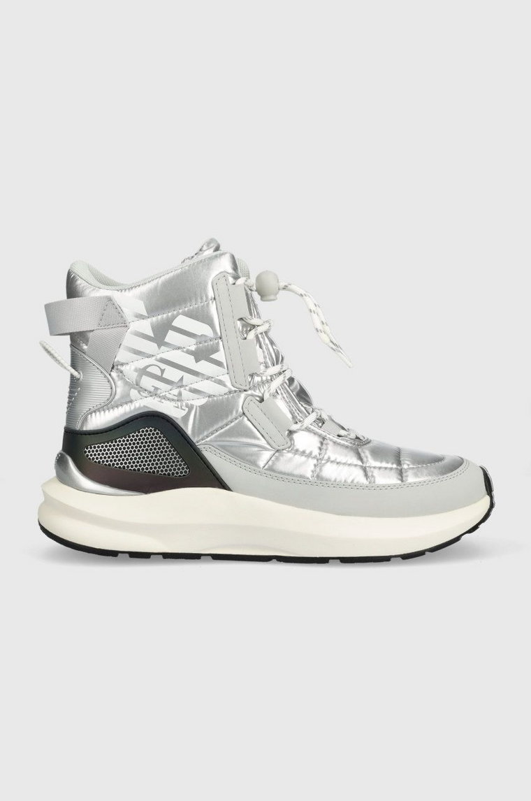 EA7 Emporio Armani śniegowce Snow Boot kolor srebrny