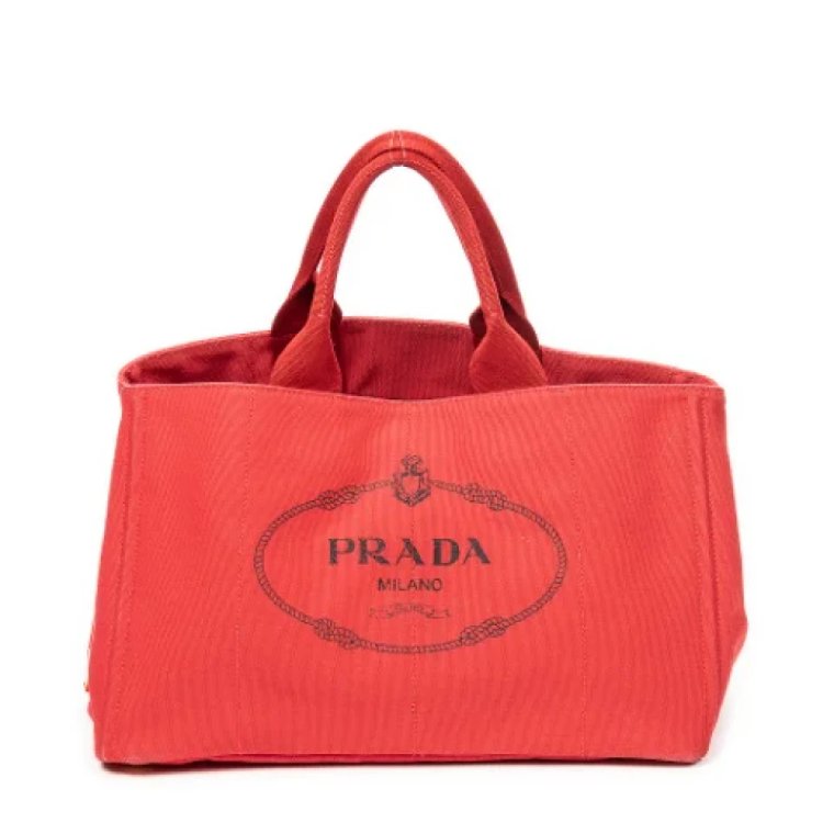 Pre-owned Canvas handbags Prada Vintage