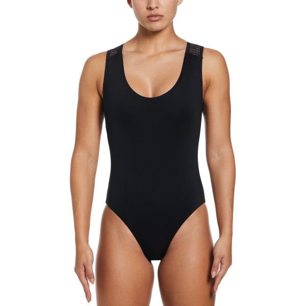 Strój kąpielowy damski Wild Keyhole Back Nike Swim