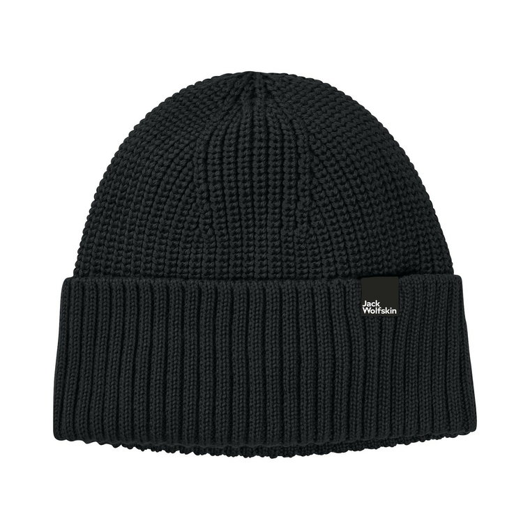 Damska czapka Jack Wolfskin SCHWANSEE BEANIE W dark navy - ONE SIZE