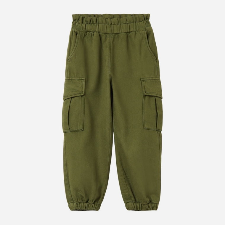 Spodnie dziecięce OVS 1896156 140 cm Zielone (8052147627567). Eleganckie spodnie dziewczęce
