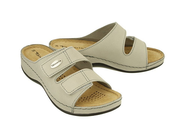 TAMARIS 27510-26 200 grey, klapki damskie