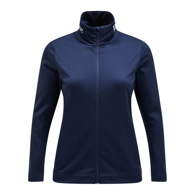 Bluza Peak Performance damska Rider Tech Zip Jacket granatowa - XS