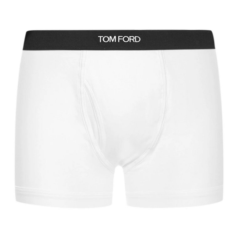 Białe Nowoczesne Męskie Spodnie Tom Ford