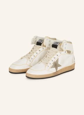 Golden Goose Wysokie Sneakersy Sky Star weiss