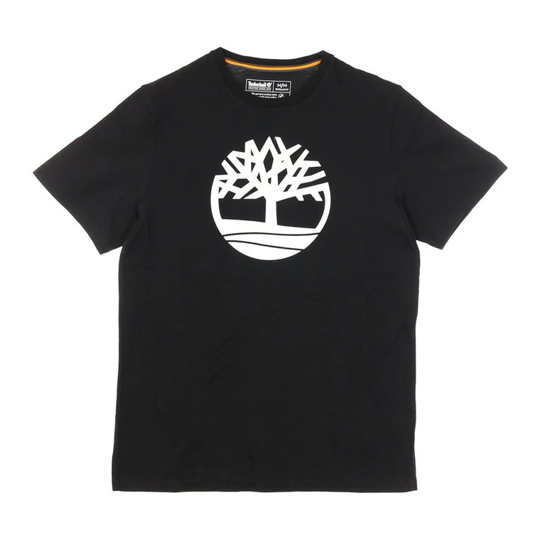 Czarna Tree Tee Krótki Rękaw T-shirt Timberland