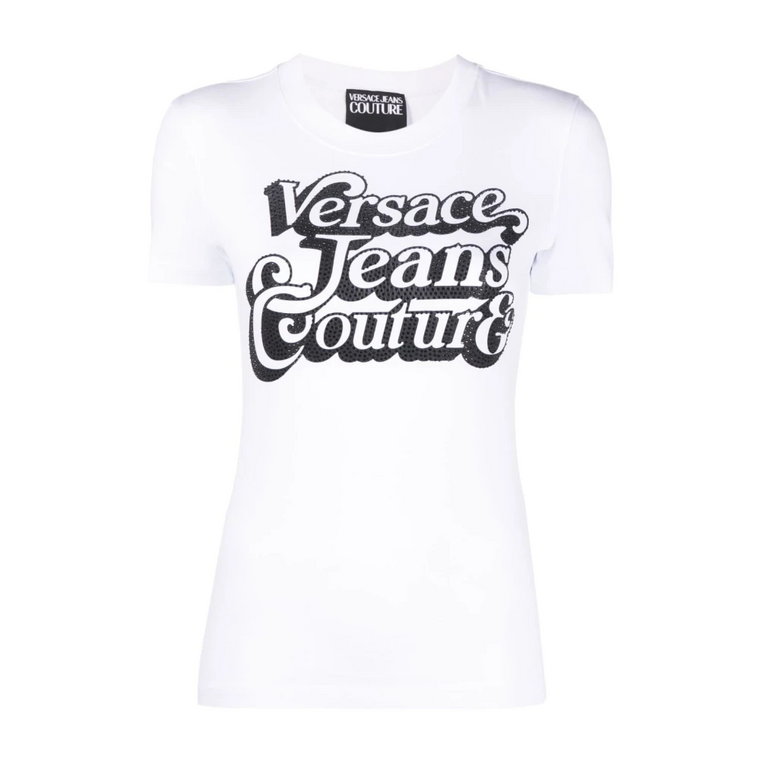 Białe koszulki i pola - Modowa podstawa dla kobiet Versace Jeans Couture