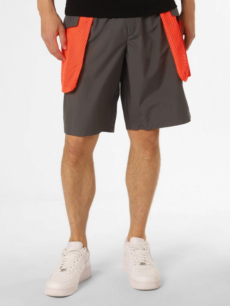 adidas Sportswear - Spodenki męskie, szary|pomarańczowy
