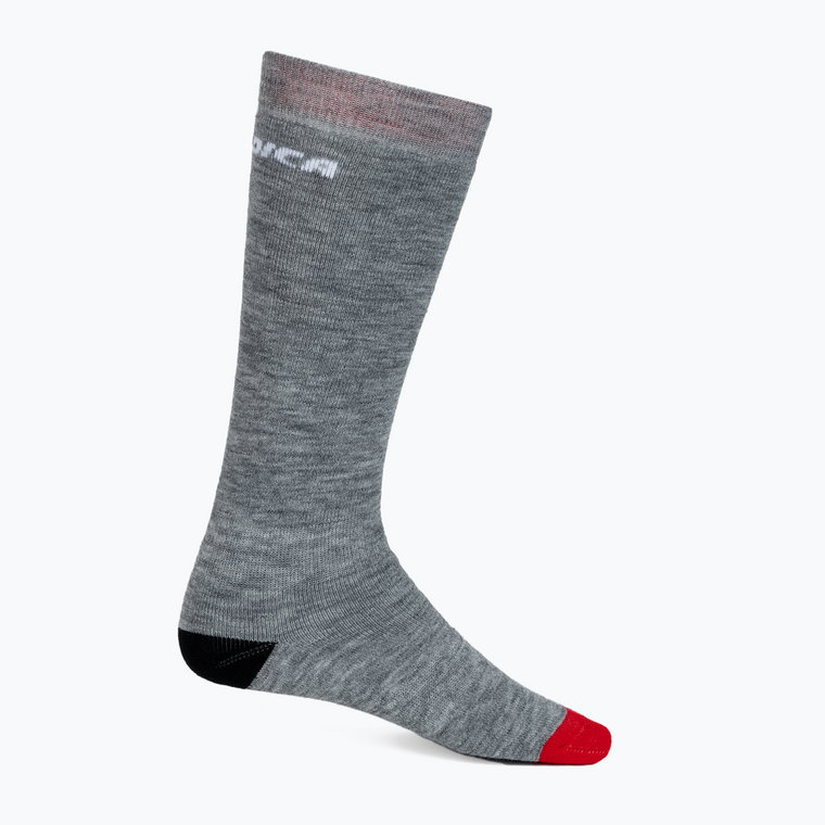 Skarpety narciarskie dziecięce Nordica Multisport Winter JR 2 pary mid grey/red/black + mid grey