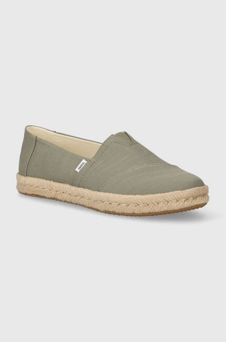 Toms espadryle Alpargata Rope 2.0 kolor zielony 10020859